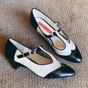 B.A.I.T. “Ione” Black Patent Heels